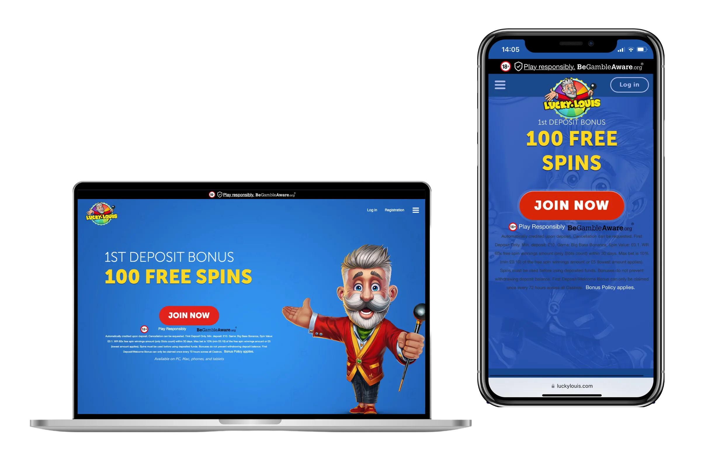 LuckyLouis Casino App-Screenshot